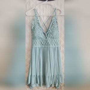 Light Blue Summer Dress.
